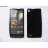Husa Silicon Neagra Huawei Ascend P6 - Protectie Delicata