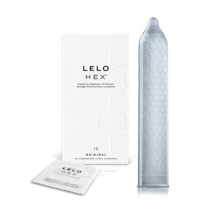 Prezervative LELO HEX Original, 12 Buc