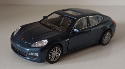 Macheta Porsche Panamera S Mk1 cenusiu- Welly 1/36 foto