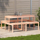Cumpara ieftin Masă de picnic, 160x134x75 cm, lemn masiv douglas