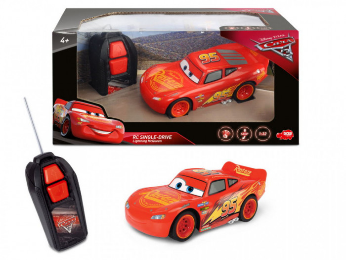 Rc cars 3 lightning mcqueen single drive