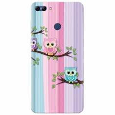 Husa silicon pentru Huawei Y9 2018, Cute Owl