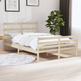 Cadru de pat, 140x190 cm, lemn masiv de pin GartenMobel Dekor, vidaXL