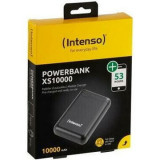 Baterie externa Intenso XS10000, Powerbank, Fast Charge, USB-A to Type-C, 3.1A, Negru, 10000 mAh