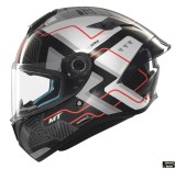 Casca integrala pentru scuter - motocicleta MT Targo S Brik C0 gri lucios &ndash; omologare noua ECE 22.06 &ndash; tip viziera: MT-V-14B S (55/56cm)