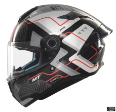 Casca integrala pentru scuter - motocicleta MT Targo S Brik C0 gri lucios &ndash; omologare noua ECE 22.06 &ndash; tip viziera: MT-V-14B XL (61/62cm)