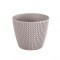 Ghiveci decorativ Prosperplast Mocca, diametru 22cm, inatime 18.4cm
