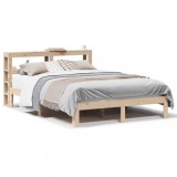 Cumpara ieftin Cadru de pat cu tablie, 120x190 cm, lemn masiv pin