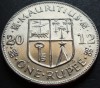 Moneda exotica 1 RUPIE - MAURITIUS, anul 2012 * cod 3042, Africa