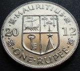 Cumpara ieftin Moneda exotica 1 RUPIE - MAURITIUS, anul 2012 * cod 3042, Africa