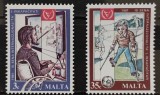 BC588, Malta 1981, serie anul international al persoanelor cu disabilitati