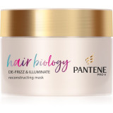 Pantene Hair Biology De-Frizz &amp; Illuminate Masca de par pentru par uscat si vopsit 160 ml