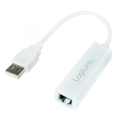Adaptor USB 2.0 la RJ-45 Logilink UA0144B foto