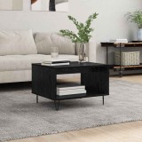 vidaXL Masă de cafea Stejar negru 60 x 50 x 40 cm Lemn compozit