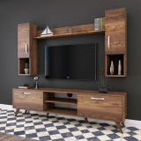 Cumpara ieftin Ansamblu Comoda TV M27 Walnut