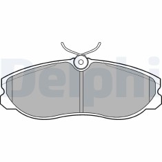 DELPHI LP847 set placute frana disc