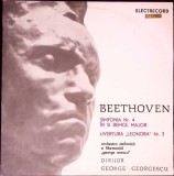 Disc vinil, LP. SIMFONIA NR. 4 IN SI BEMOL MAJOR, UVERTURA LEONORA-LUDWIG VAN BEETHOVEN-338971