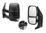 Oglinda exterioara Iveco Daily, 05.2006-2014, partea Stanga, reglare electrica; incalzita; cu brat lung; geam convex; cromat; senzor temperatura; 7 p