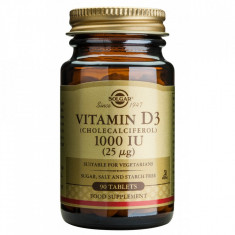 Vitamin D3 1000ui Solgar 90tablete foto