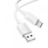 Cablu Date si Incarcare USB-A - USB-C HOCO X107, 18W, 1m, Alb