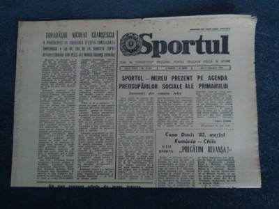 ZIARUL SPORTUL 17 FEBRUARIE 1983 foto