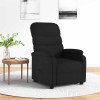 Gossi fotoliu rabatabil, negru, material textil