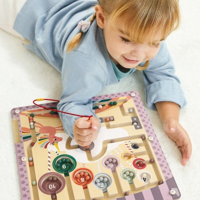 Puzzle labirint - Cursa unicornului fantastic foto