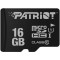 CARD MicroSD PATRIOT, 16 GB, MicroSDHC, clasa 10, standard UHS-I U1, &quot;PSF16GMDC10&quot; (timbru verde 0.03 lei)