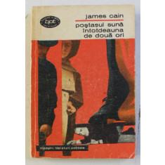 POSTASUL SUNA INTOTDEAUNA DE DOUA ORI , DELAPIDATORUL de JAMES CAIN , 1970