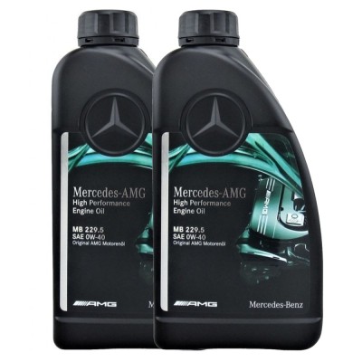 Pachet 2 litri Ulei Mercedes AMG 0W40 DB MB Approval 229.5 foto