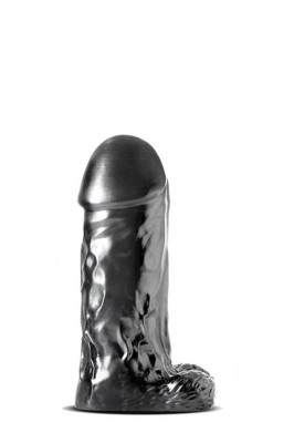 Dildo Clasic Jet Destroyer Carbon, Negru Metalic, 25 cm foto