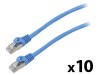 Patch cord F/UTP 6 litat CCA PVC albastru 1,5m 26AWG, Lanberg