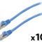 Patch cord F/UTP 6 litat CCA PVC albastru 1,5m 26AWG