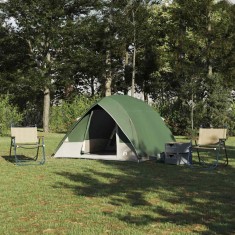 vidaXL Cort de Camping Verde 320 x 275 x 190 cm Poliester