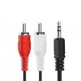 Cablu Audio Jack 3.5 mm Cu 2 RCA , Premium Quality , 1.5 Metri