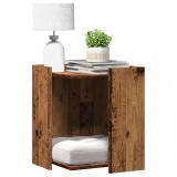 VidaXL Cutie litieră pisici lemn vechi 42x42x51 cm lemn prelucrat