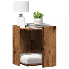 vidaXL Cutie litieră pisici lemn vechi 42x42x51 cm lemn prelucrat