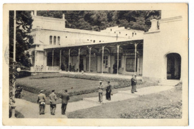 AD 895 C. P. VECHE -BAILE HERCULANE -VEDERE DIN PARC -RPR -CIRCULATA 1955 foto