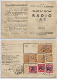 Romania, Carnet de abonat radio, Bucuresti, 1956