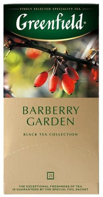 Greenfield Ceai negru Barberry Garden, 25 pliculete foto