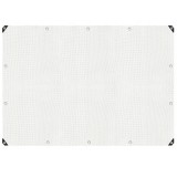 Prelata din polietilena impermeabila laminata, 100g/m2, 4x4 m, alb transparent Household NewTrend