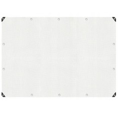 Prelata din polietilena impermeabila laminata, 100g/m2, 3x5 m, alb transparent Household NewTrend