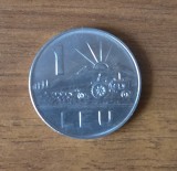 1 leu 1966 RSR / Rom&acirc;nia, luciu de monetarie