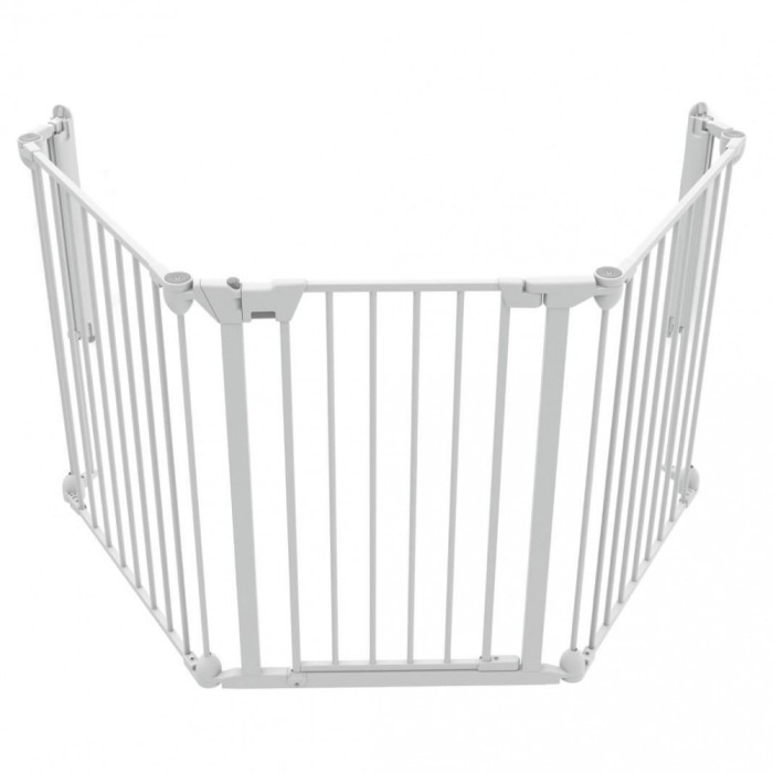 Tarc de siguranta modular cu 3 panouri, metal alb, Noma N94054 Children SafetyCare
