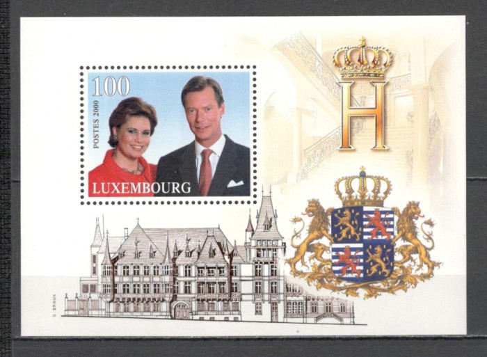 Luxemburg.2000 Urcarea pe tron Printul Henri-Bl. ML.212