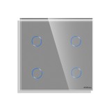 Cumpara ieftin Panou Intrerupator Cvadruplu cu Touch Mini din Sticla LUXION SmartElectro IntelligentHouse