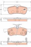 TRW GDB3458 COTEC set placute frana,frana disc