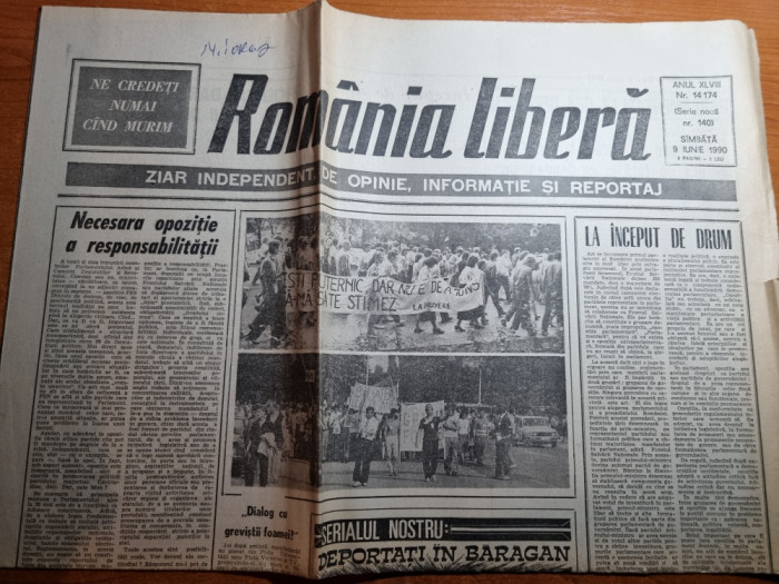 romania libera 9 iunie 1990-debutul romaniei la CM de fotbal italia
