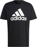 Cumpara ieftin Tricou cu maneca scurta pentru barbati Adidas Essentials Single Jersey Big Logo, negru, M - OUTLET