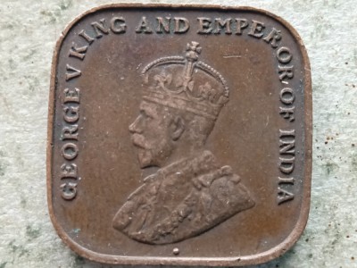 STRAITS SETTLEMENTS-1 CENT 1920 foto